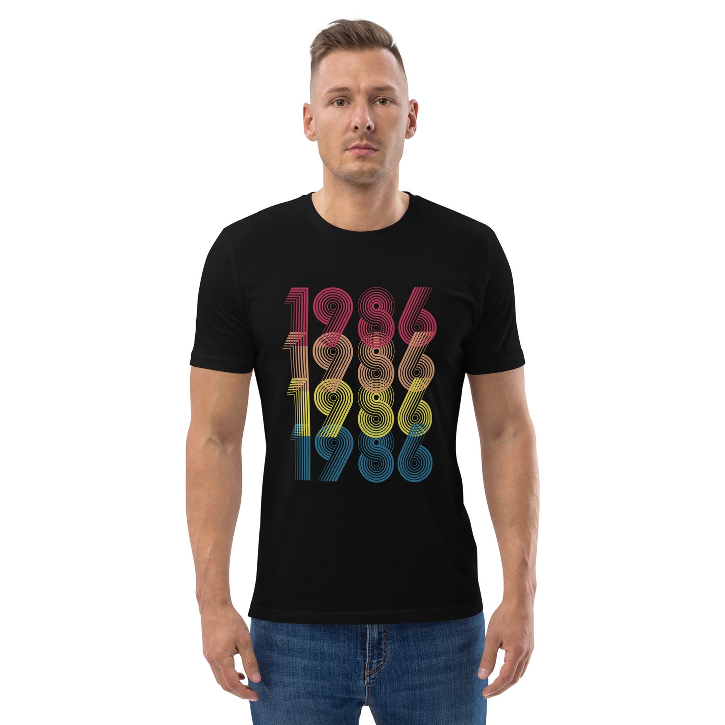 Camiseta orgánica vintage 1986