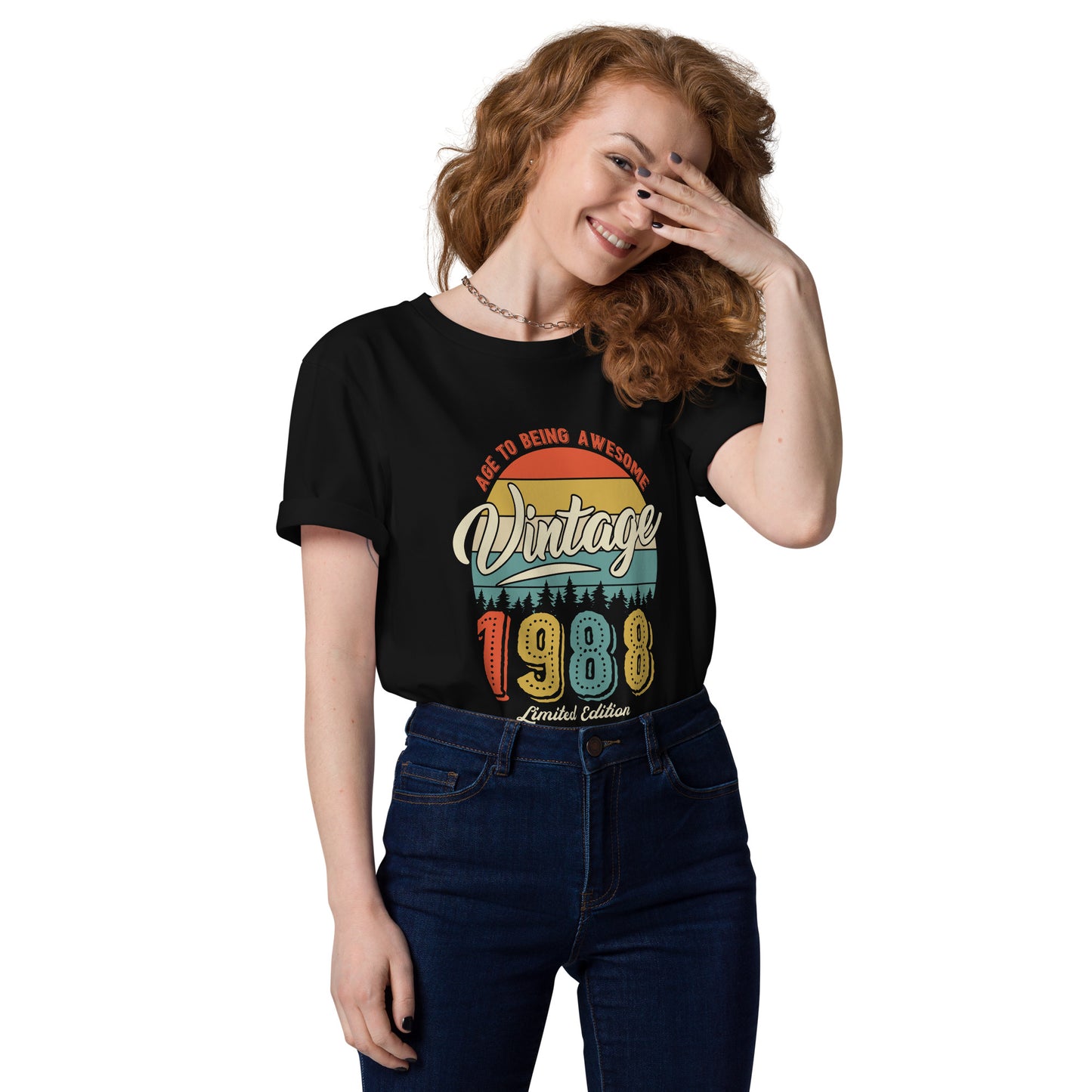Camiseta orgánica vintage 1988