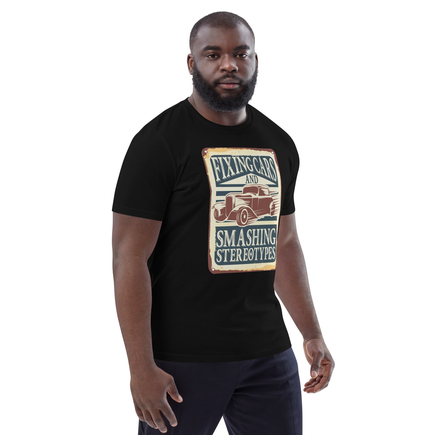 Camiseta orgánica Fixing Cars
