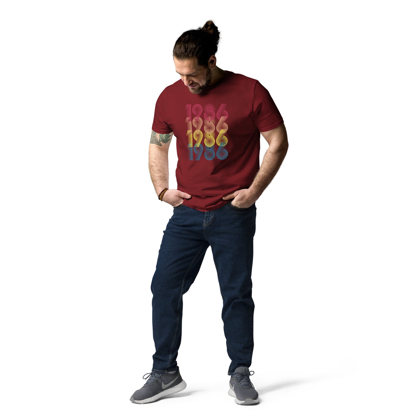 Camiseta orgánica vintage 1986