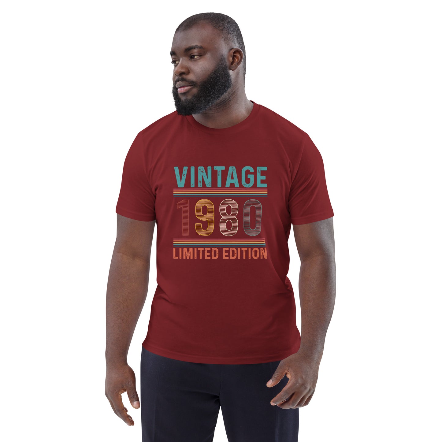 Camiseta orgánica Vintage 1980