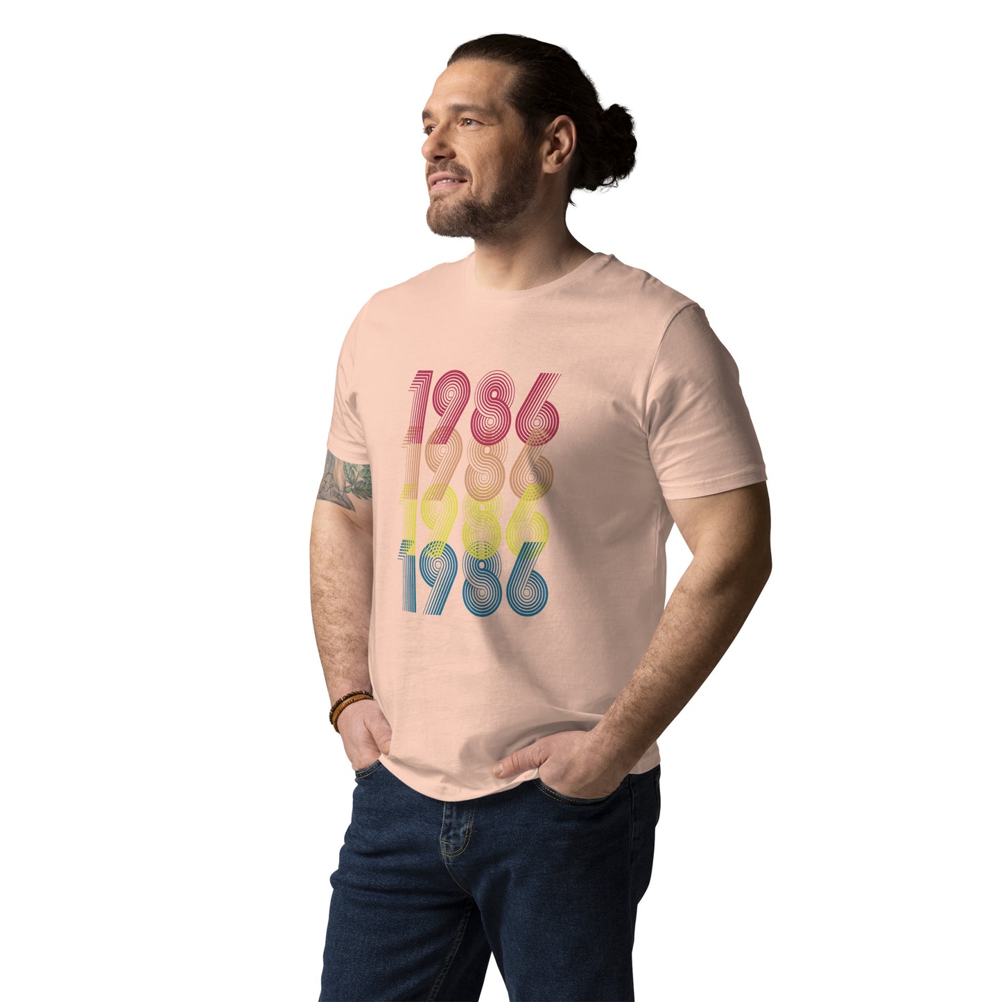 Camiseta orgánica vintage 1986