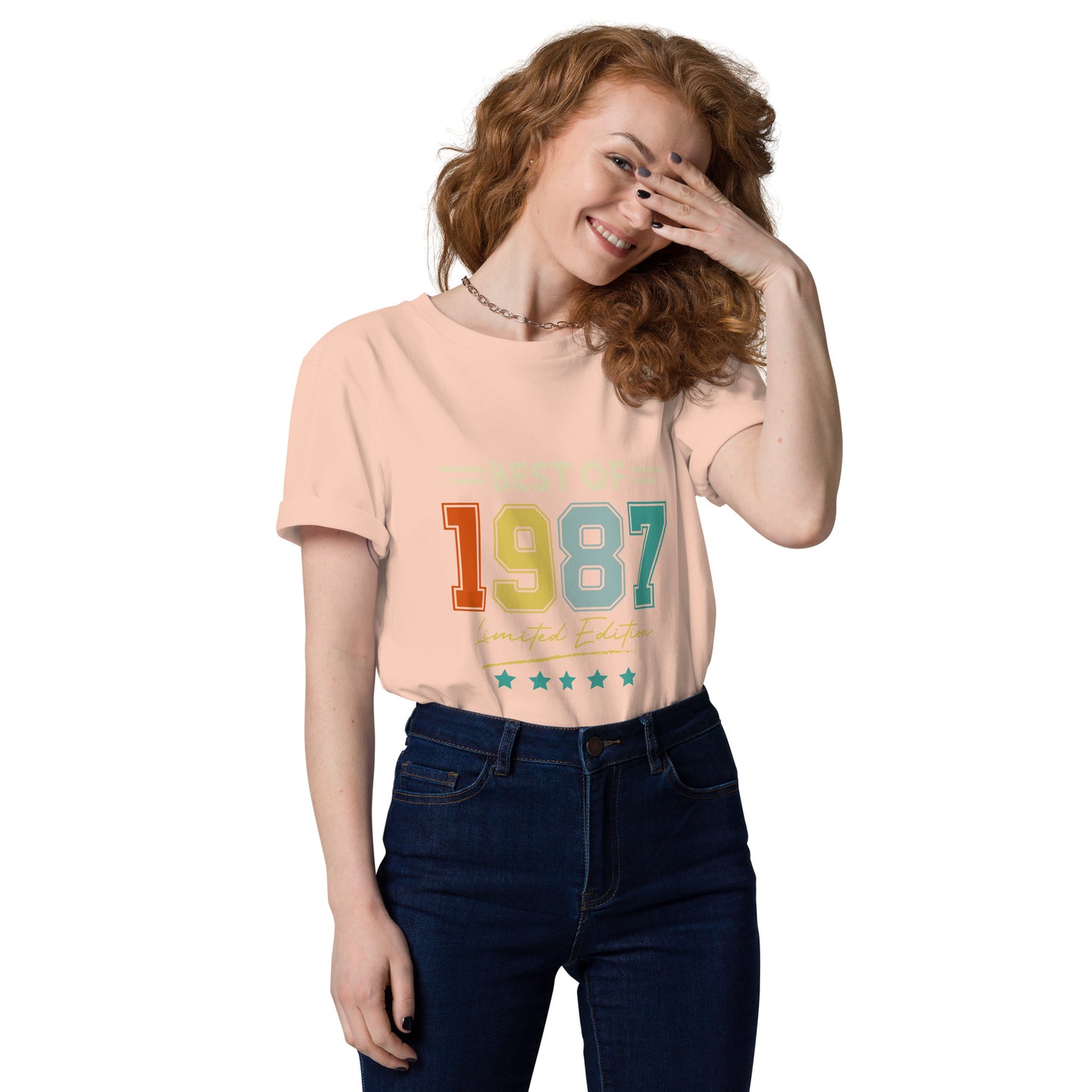 Camiseta orgánica vintage 1987