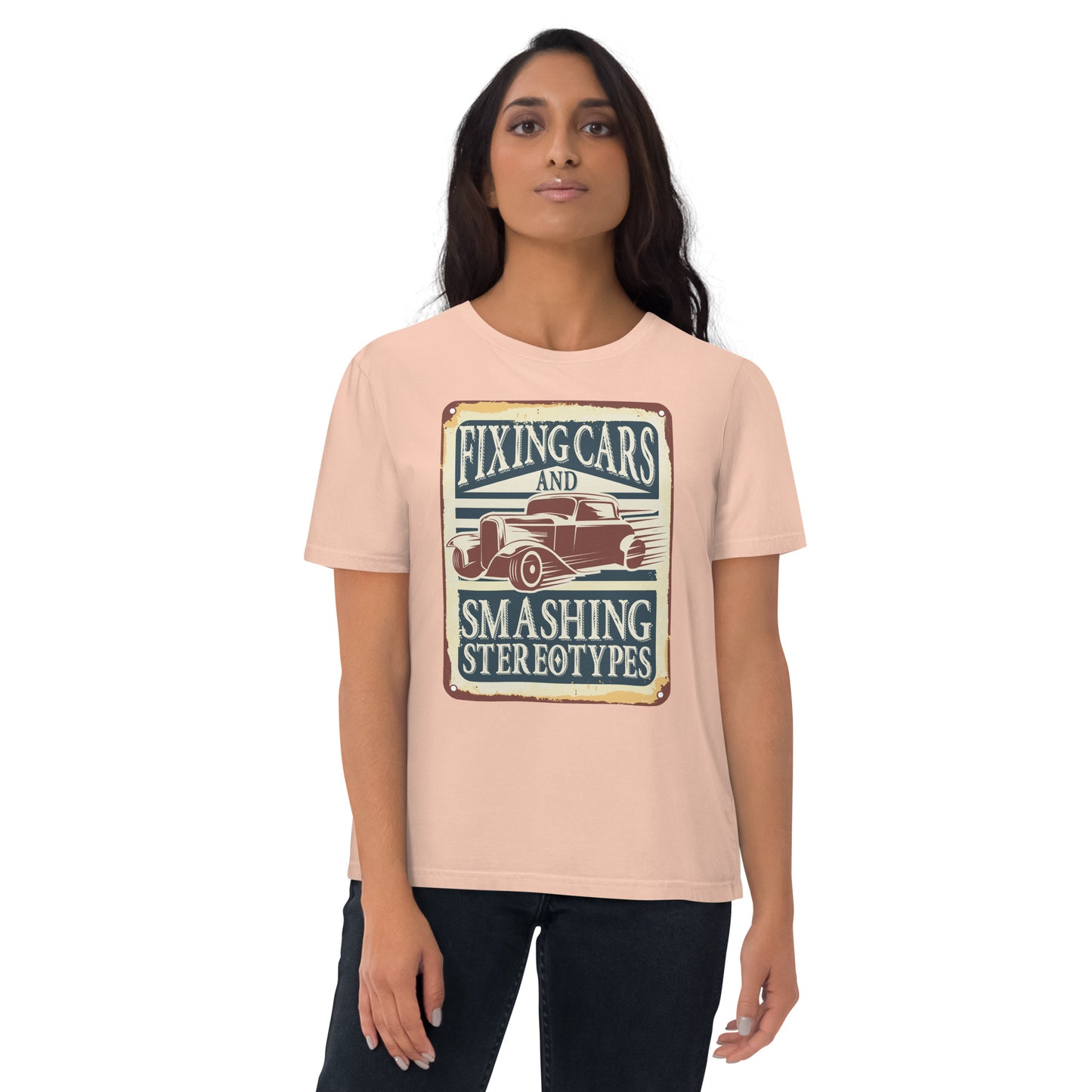 Camiseta orgánica Fixing Cars