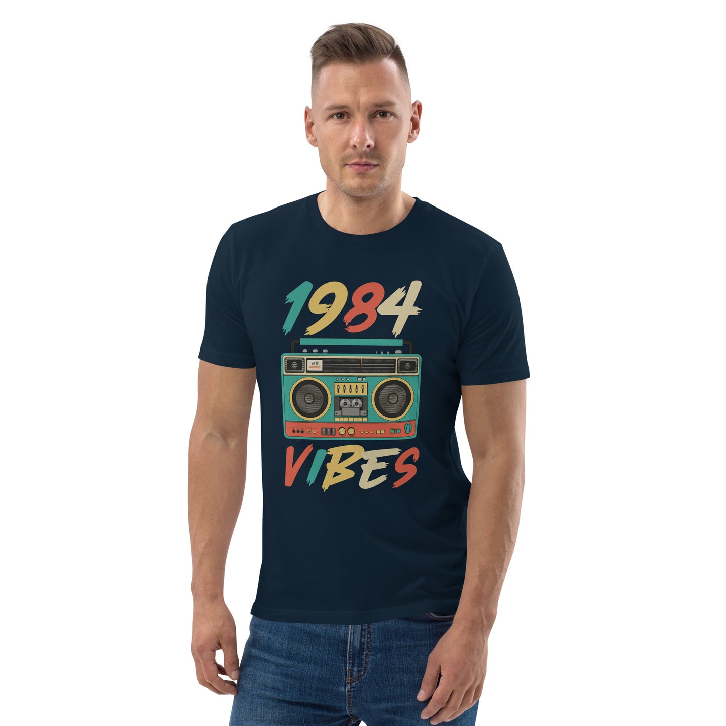 Camiseta orgánica Vintage 1984