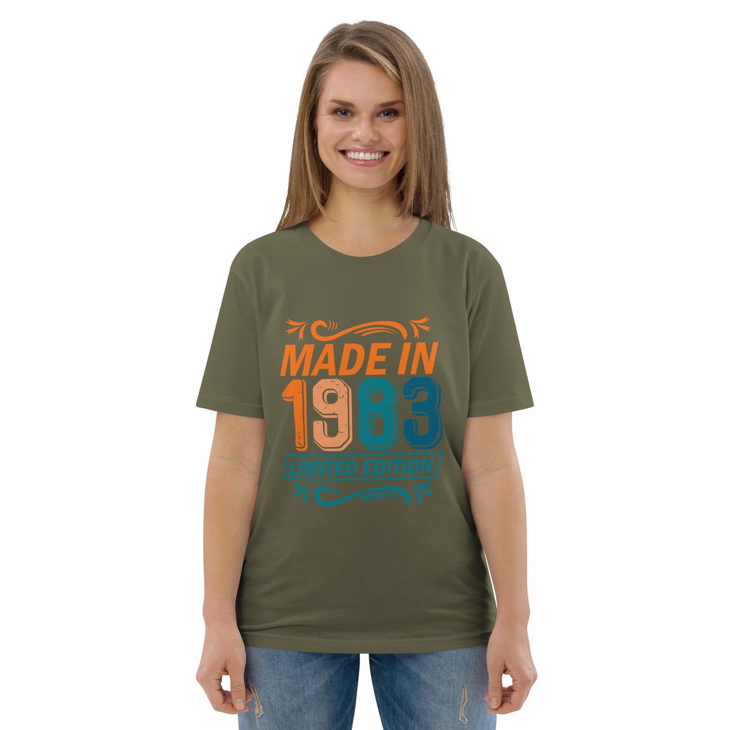 Camiseta orgánica Vintage 1983