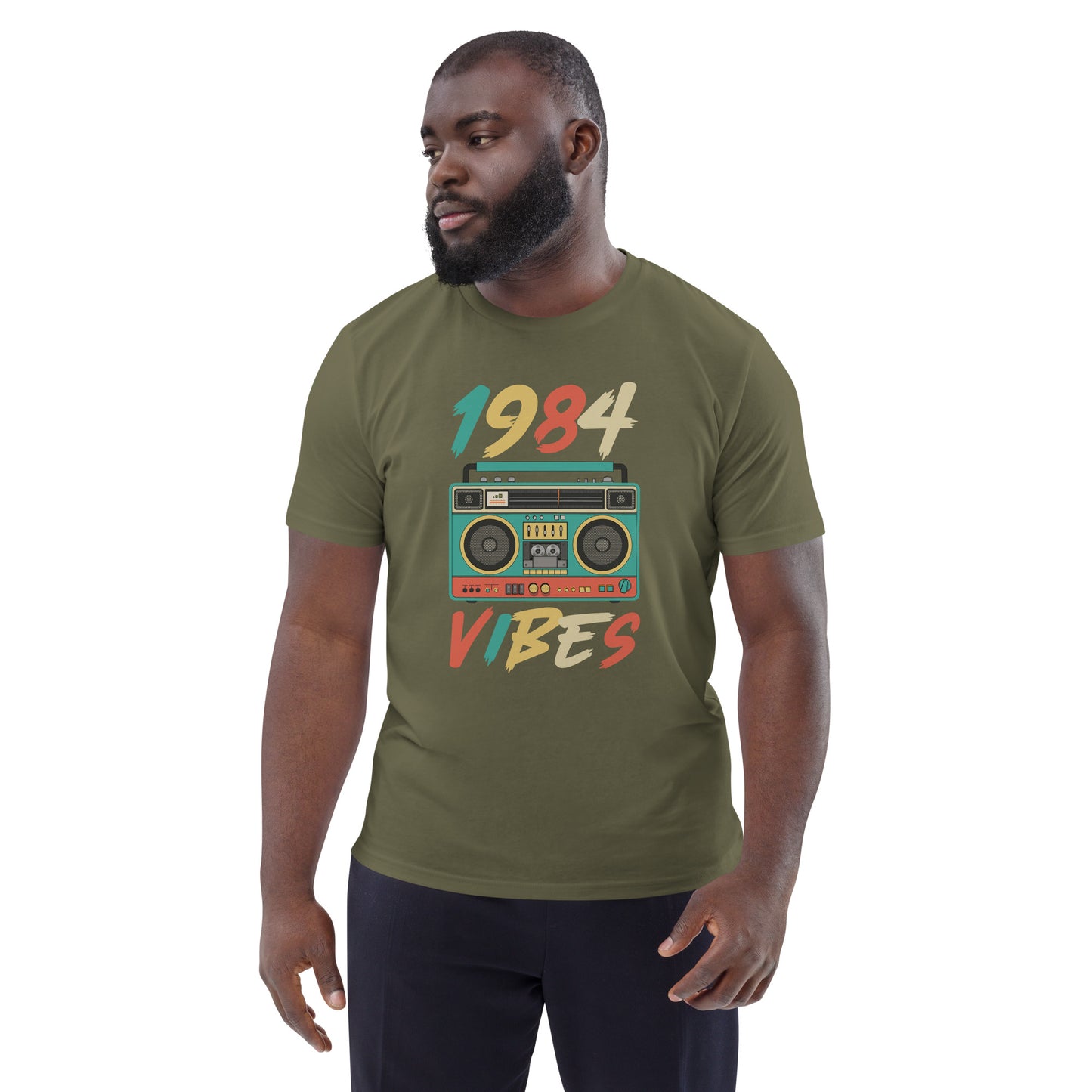Camiseta orgánica Vintage 1984