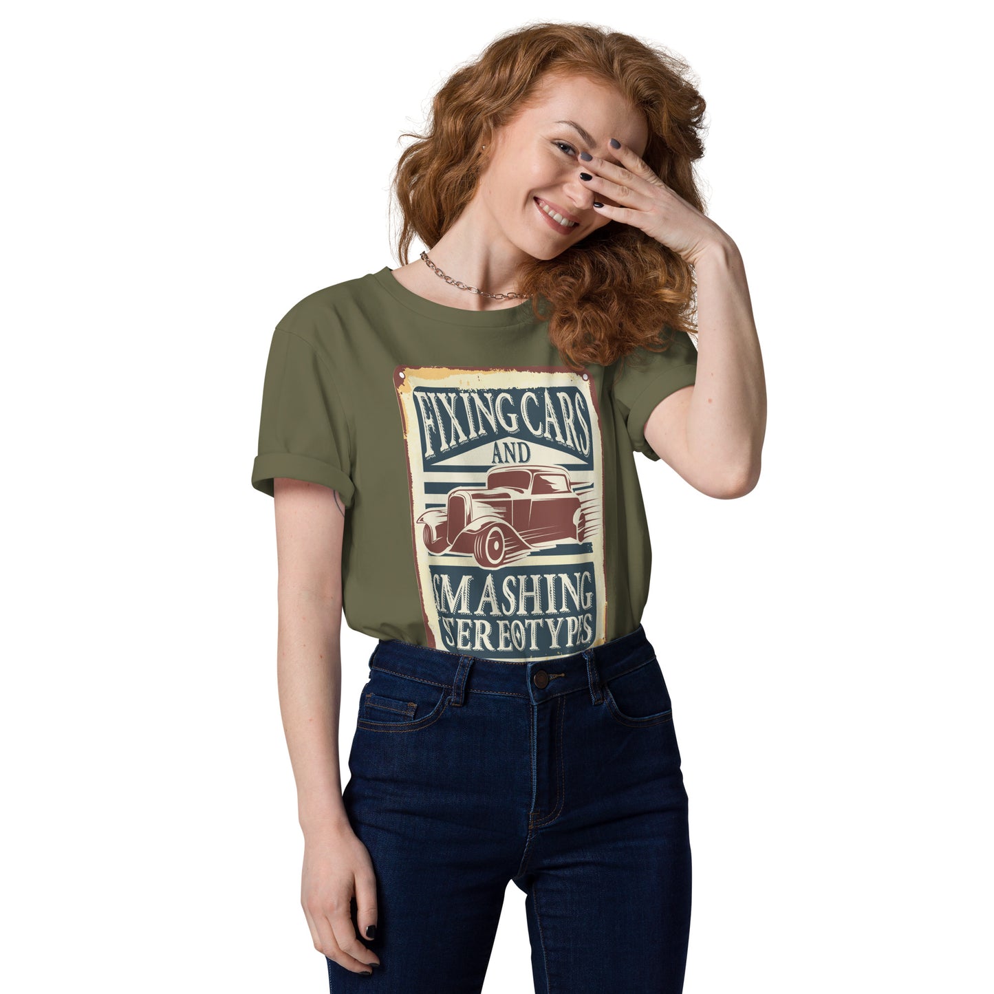 Camiseta orgánica Fixing Cars