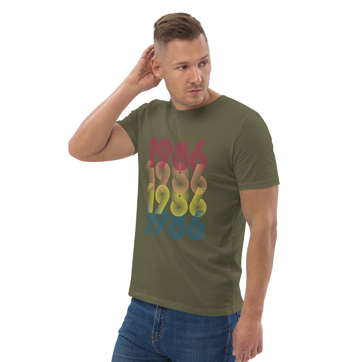 Camiseta orgánica vintage 1986