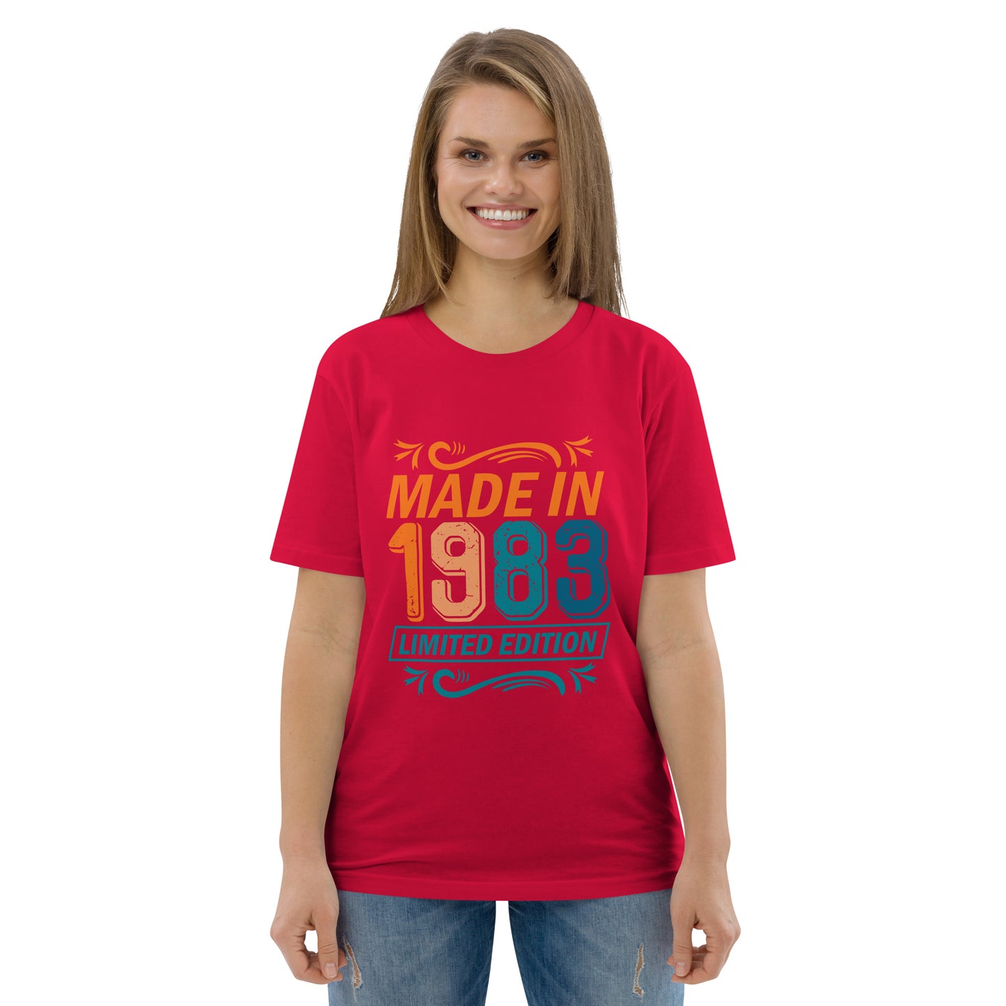 Camiseta orgánica Vintage 1983