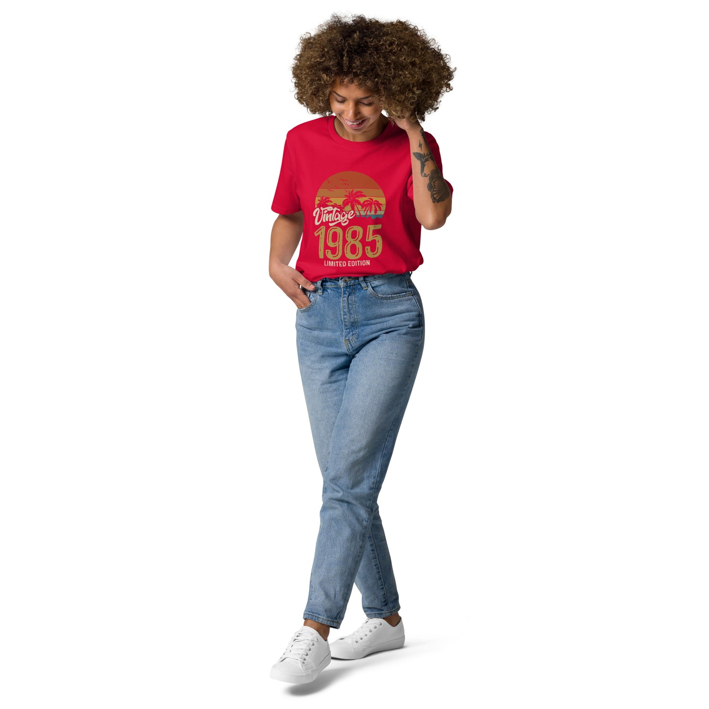 Camiseta orgánica Vintage 1985