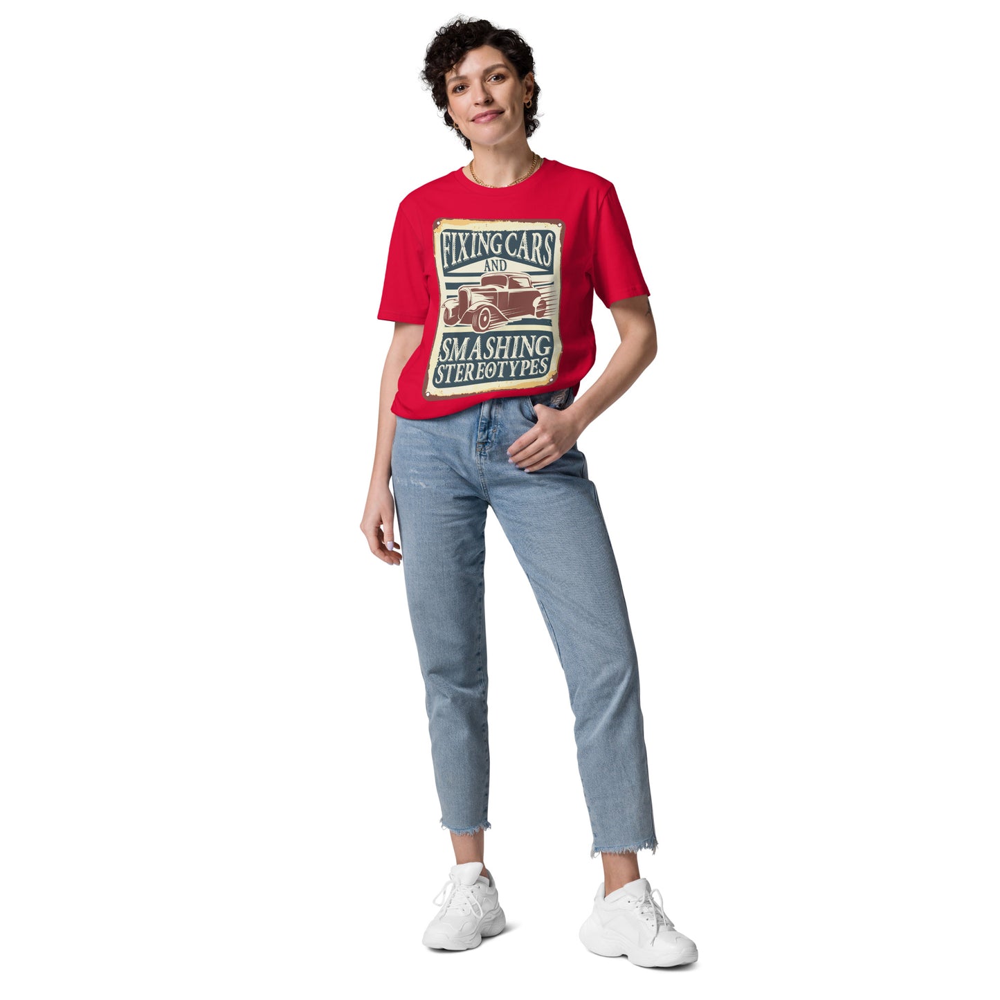 Camiseta orgánica Fixing Cars