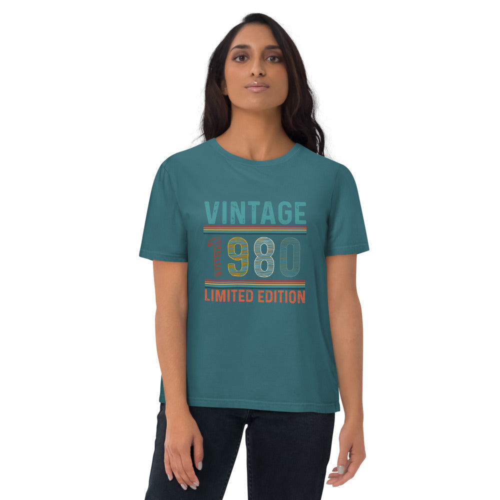 Camiseta orgánica Vintage 1980