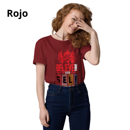 Camiseta orgánica Believe