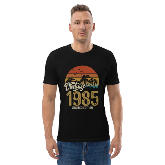 Camiseta orgánica Vintage 1985