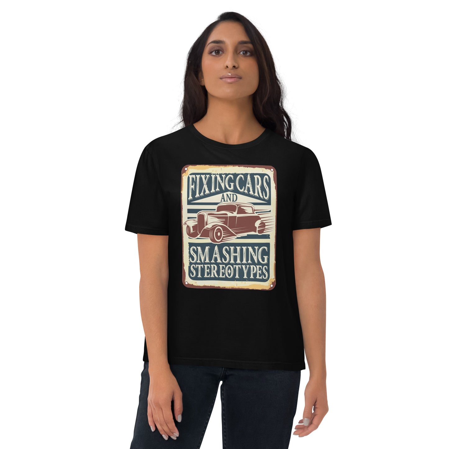 Camiseta orgánica Fixing Cars