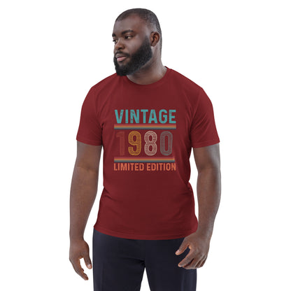 Camiseta orgánica Vintage 1980