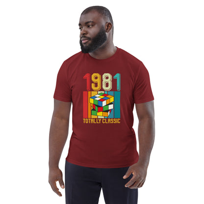 Camiseta orgánica Vintage 1981