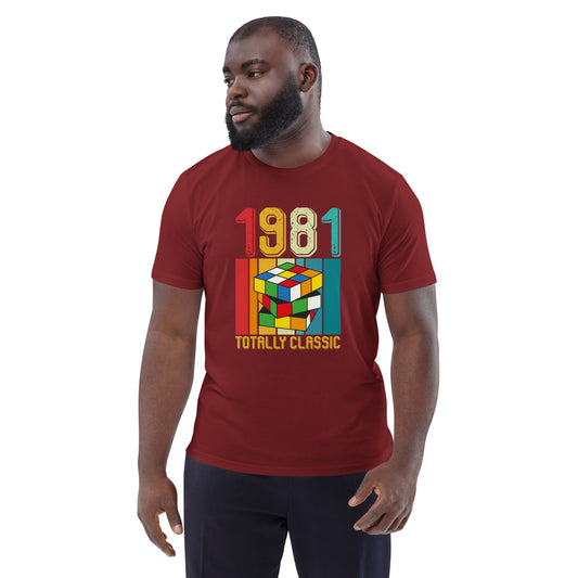Camiseta orgánica Vintage 1981