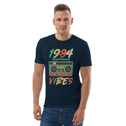 Camiseta orgánica Vintage 1984