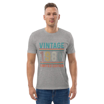 Camiseta orgánica Vintage 1980