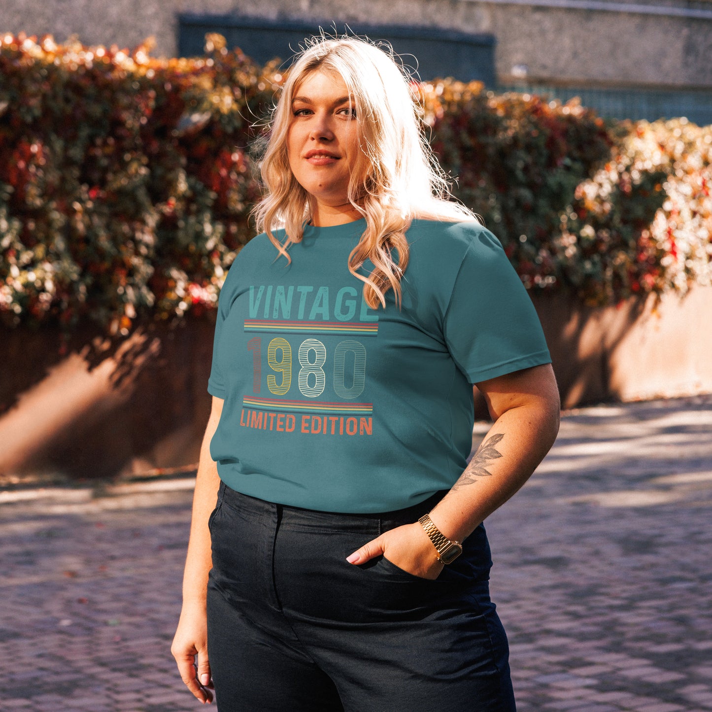 Camiseta orgánica Vintage 1980